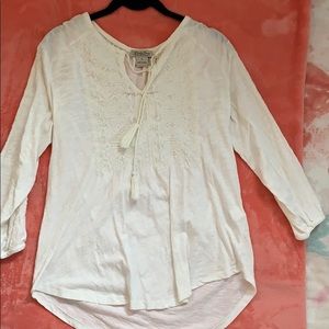 Lucky Brand 3/4 length sleeve top